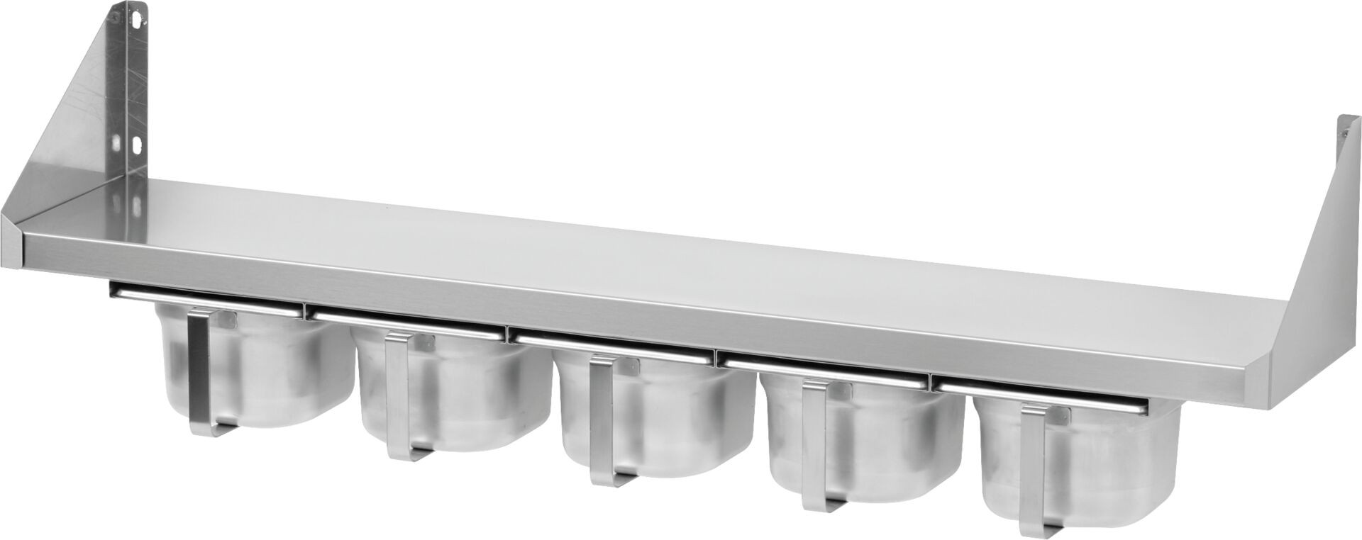 Wandbord mit 5x 1/6 GN